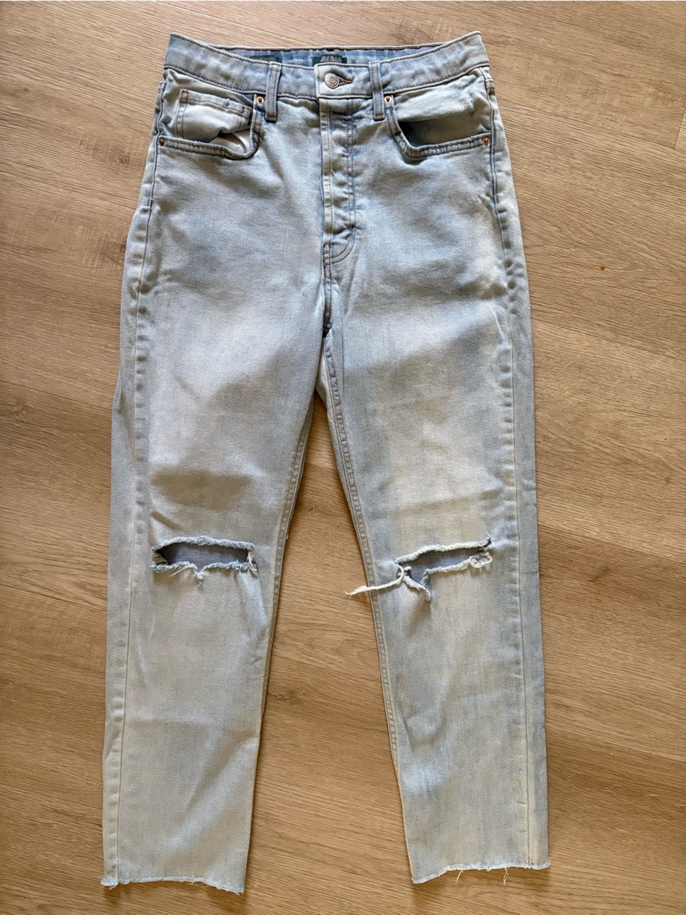Wild Fable Light Blue Women's Ripped Skinny Jeans